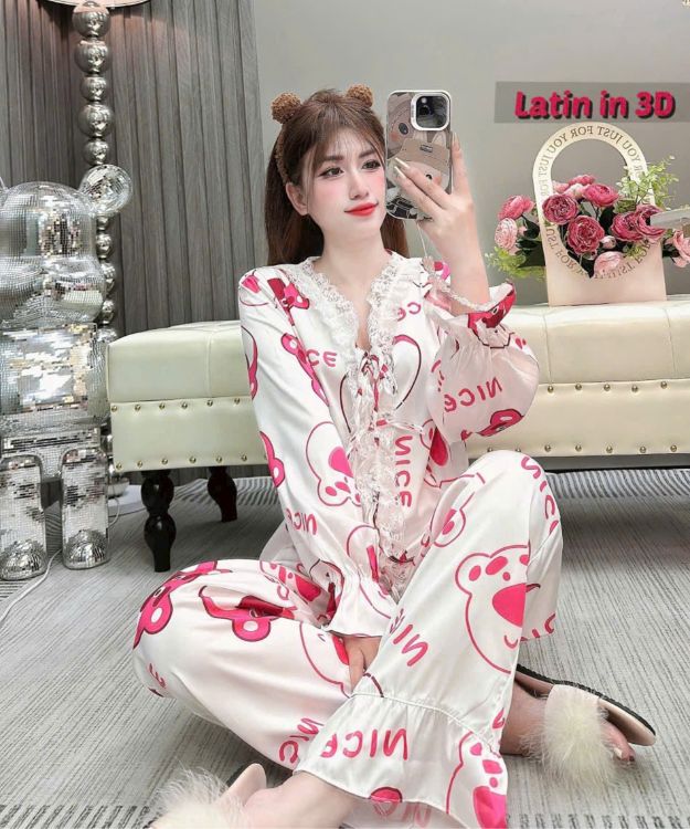 Pijama Tay Dài ms001 (1)